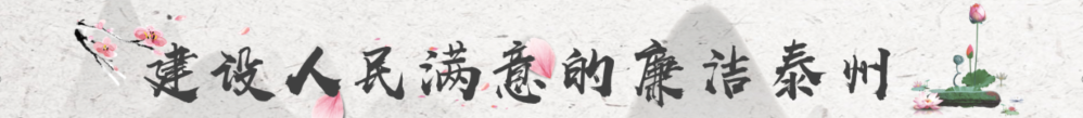 建设人民满意的廉洁泰州